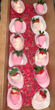 Load image into Gallery viewer, Half Chocolate Covered Strawberries/ Half Chocolate Covered Strawberry Krunch Strawberries