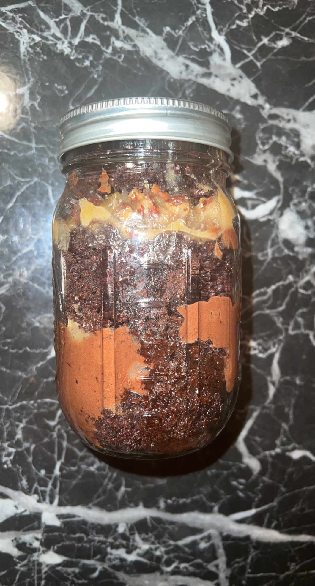 German Chocolate Cake Jar